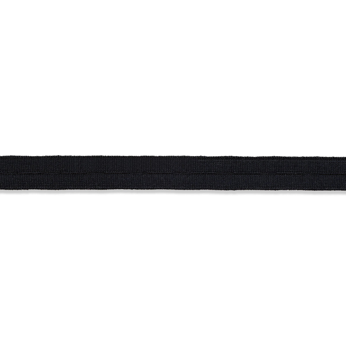 Knopfloch-Gummiband Schwarz