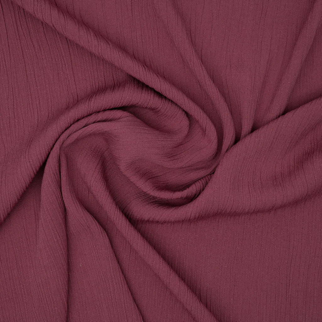 Kreppviskose Leinenmix Beere