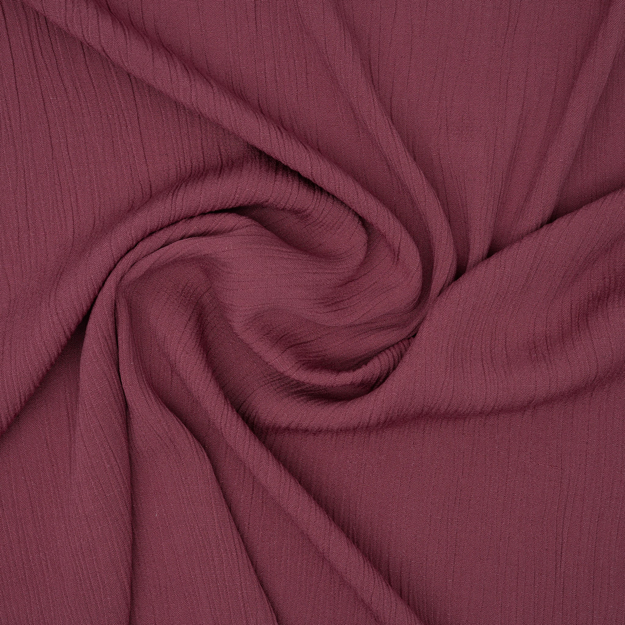Kreppviskose Leinenmix Beere
