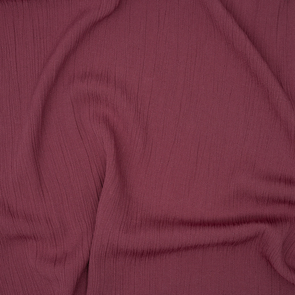 Kreppviskose Leinenmix Beere