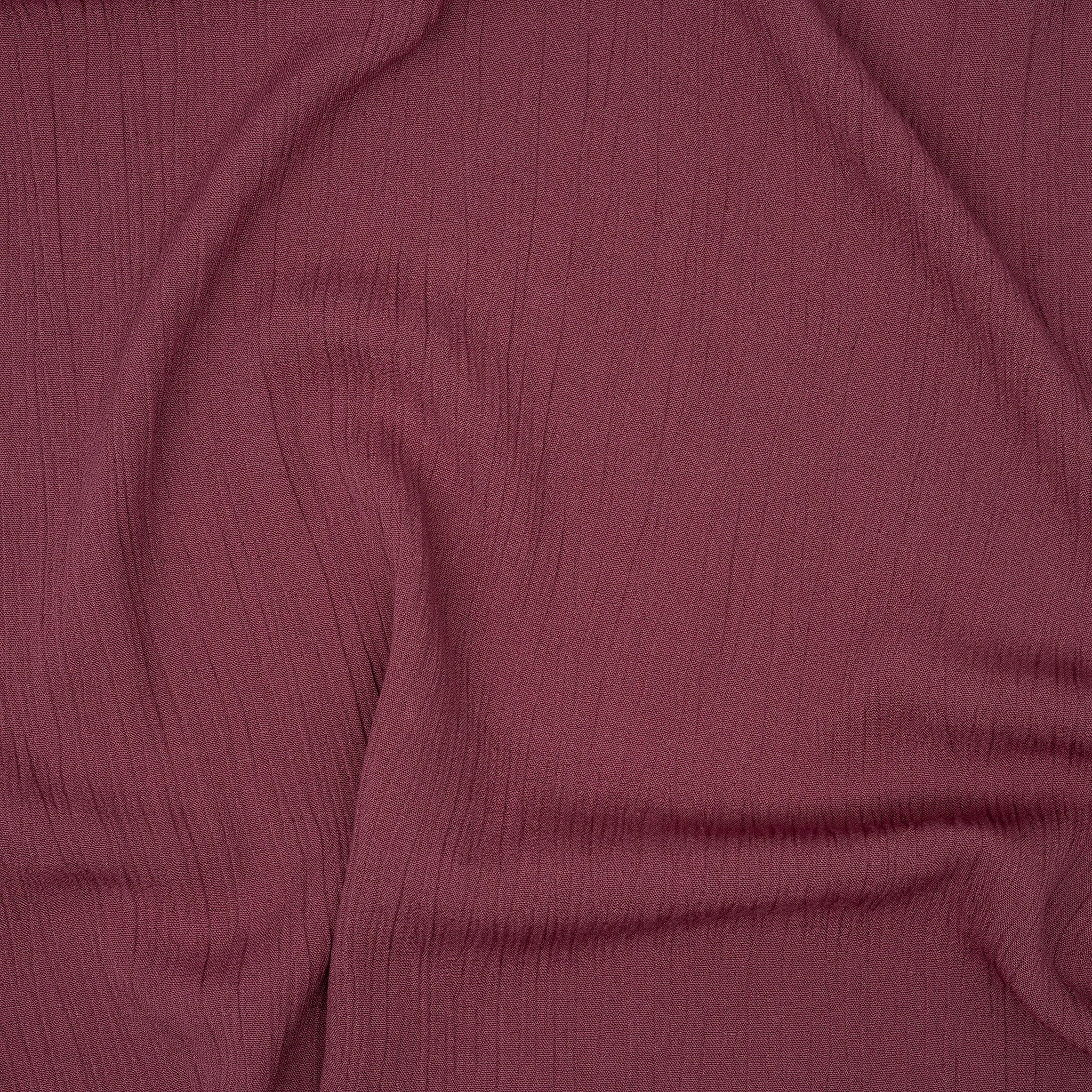 Kreppviskose Leinenmix Beere
