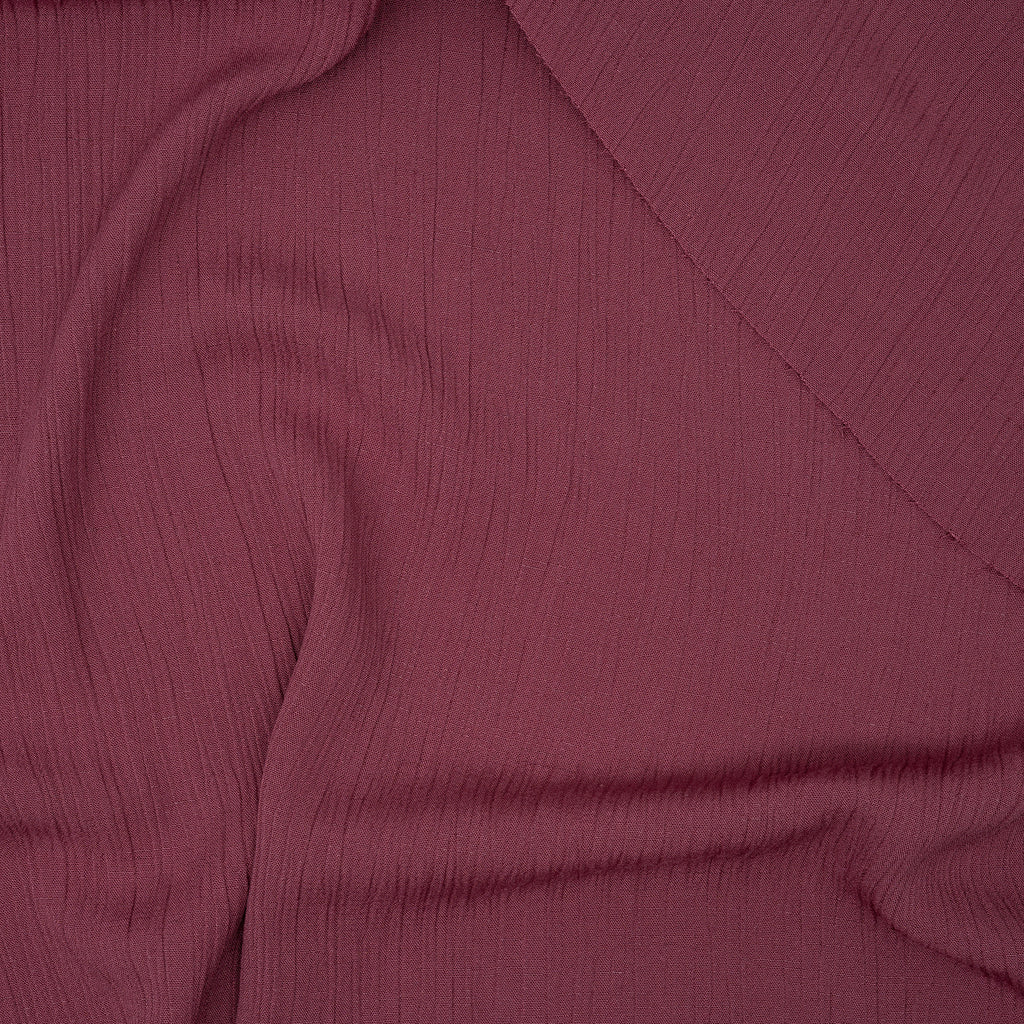 Kreppviskose Leinenmix Beere