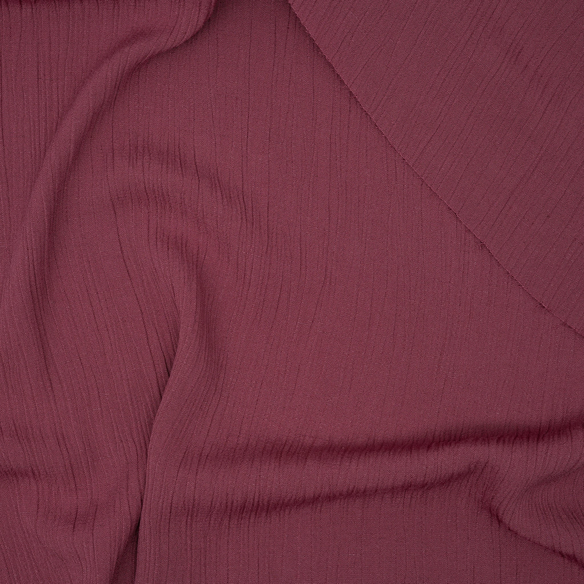 Kreppviskose Leinenmix Beere