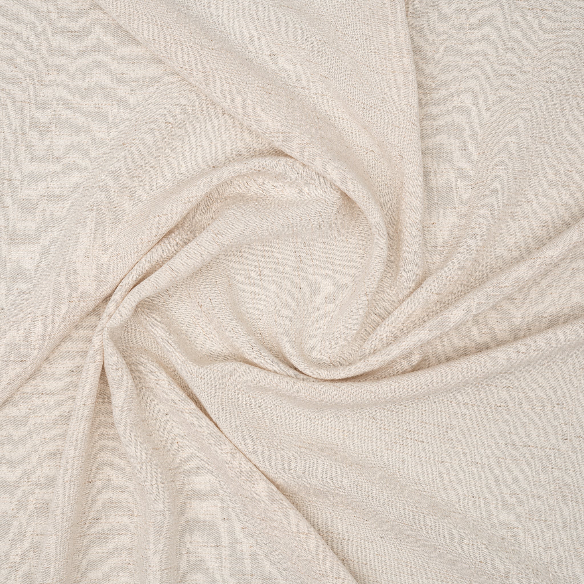 Kreppviskose Leinenmix Natur