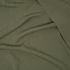 Kreppviskose Leinenmix Olivgrün