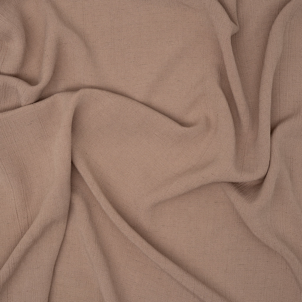 Kreppviskose Leinenmix Taupe | Stoffwerk