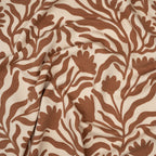 Kuschelsweat Naturbelassen Blumen | Stoffwerk