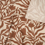 Kuschelsweat Naturbelassen Blumen | Stoffwerk