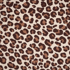 Kuschelsweat Naturbelassen Leo Dunkelbraun Braun | Stoffwerk
