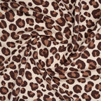 Kuschelsweat Naturbelassen Leo Dunkelbraun Braun | Stoffwerk