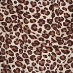 Kuschelsweat Naturbelassen Leo Dunkelbraun Braun | Stoffwerk