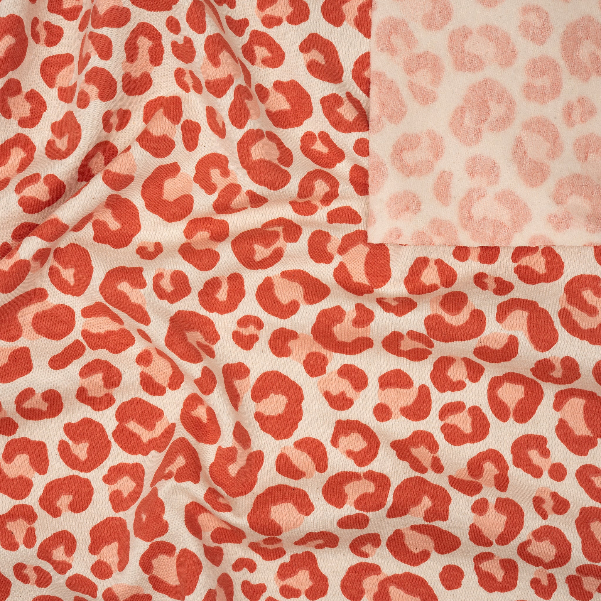 Kuschelsweat Naturbelassen Leo Orange Apricot