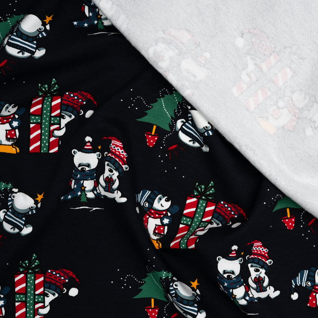 Kuschelsweat Weihnachtsbären | Stoffwerk