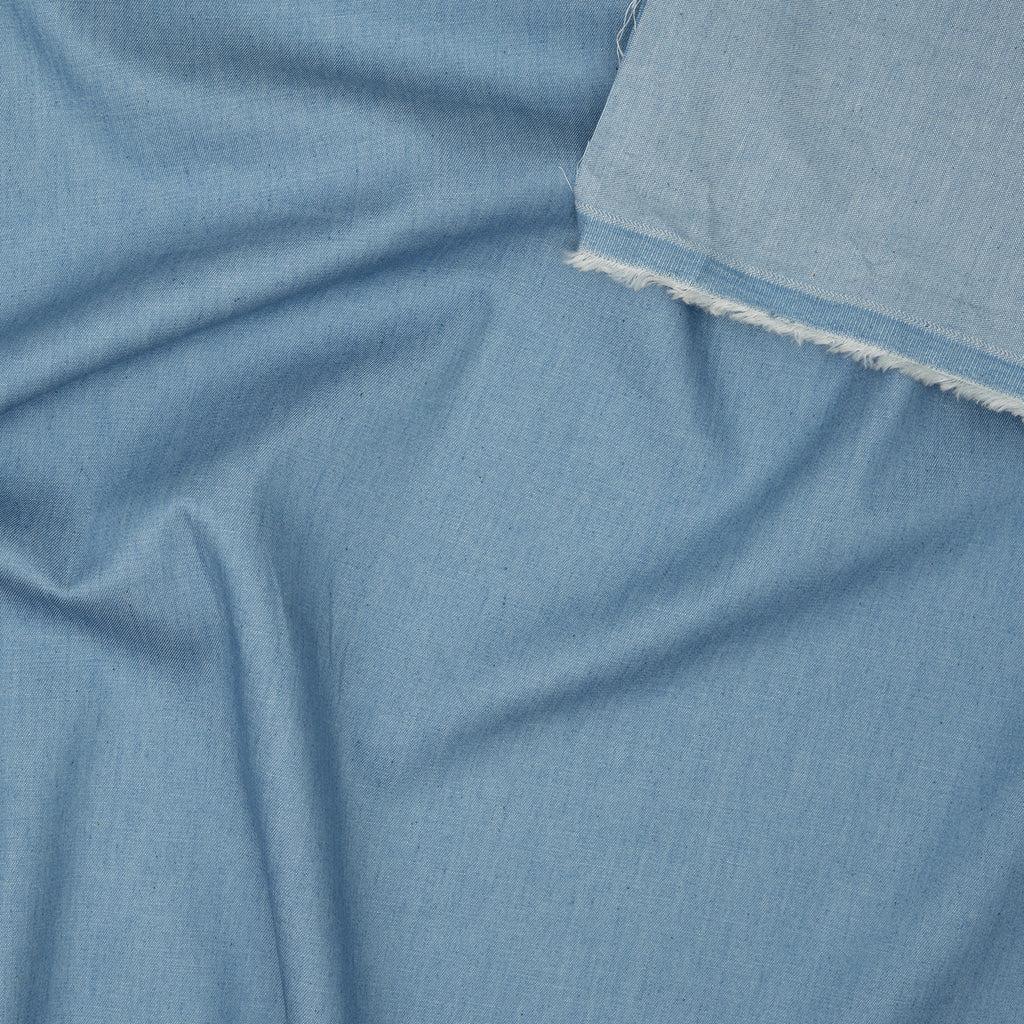 Leichter Jeansstoff Gewaschen Hellblau