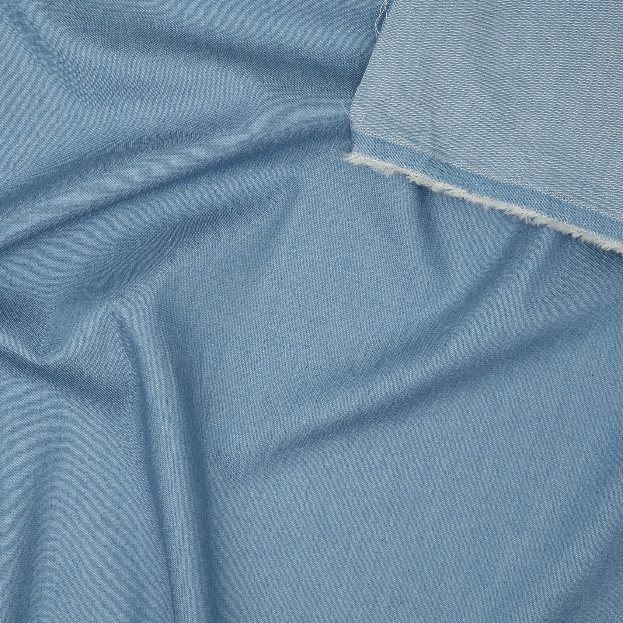 Leichter Jeansstoff Gewaschen Hellblau