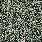 Leinenjersey Leoprint Grün | Stoffwerk