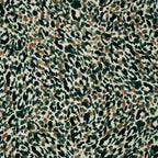 Leinenjersey Leoprint Grün