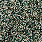 Leinenjersey Leoprint Grün | Stoffwerk
