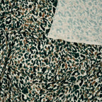Leinenjersey Leoprint Grün | Stoffwerk