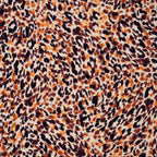 Leinenjersey Leoprint Orange