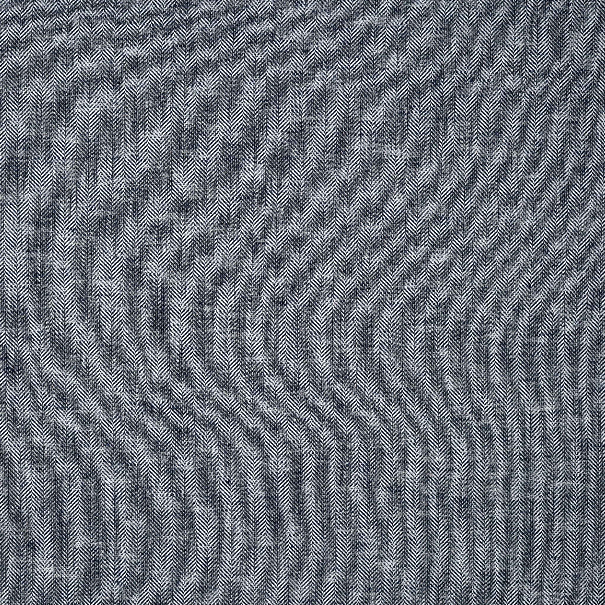 Leinenmix Fischgrät Marineblau | Stoffwerk