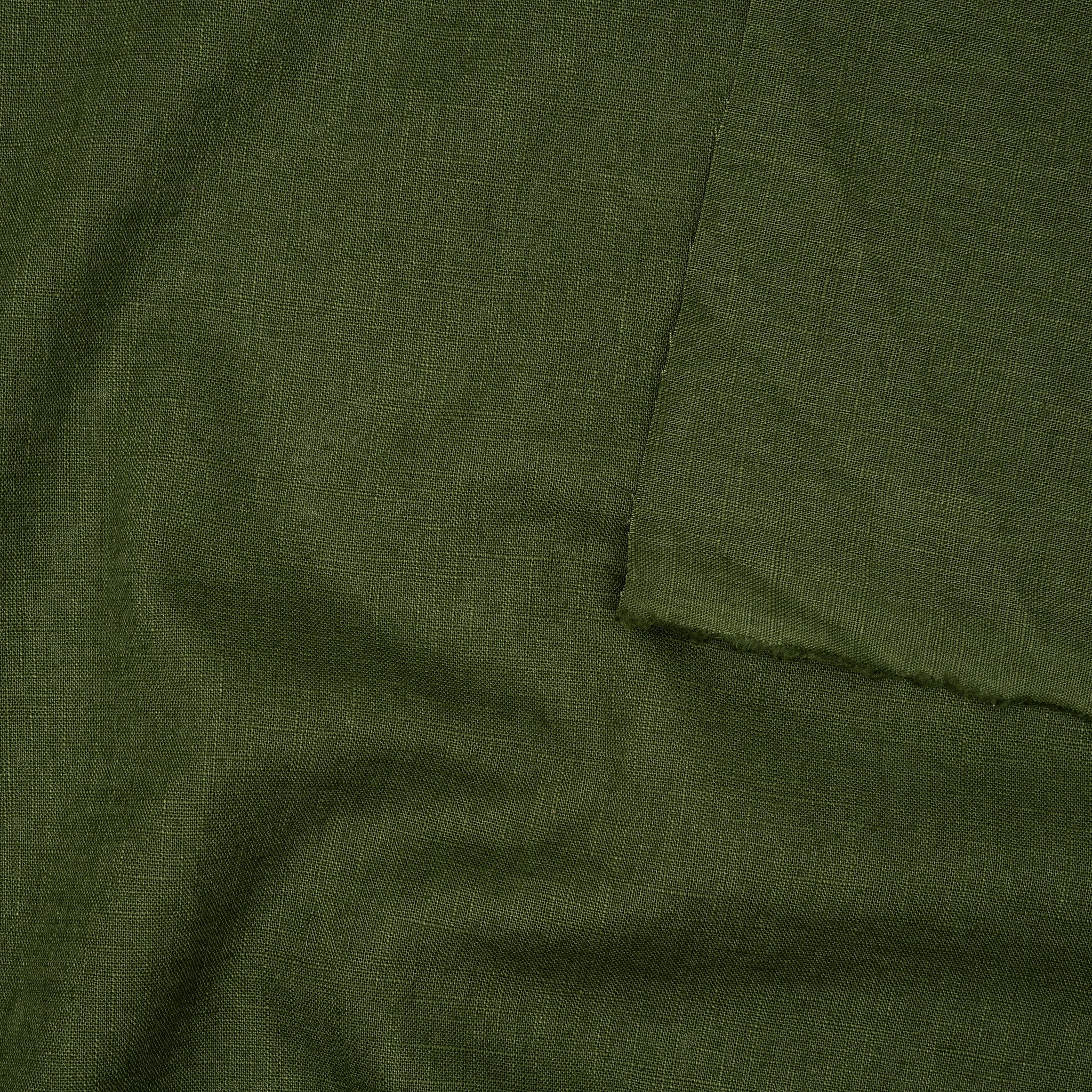 Leinenmix Gewaschen Tannengrün 230g/m²