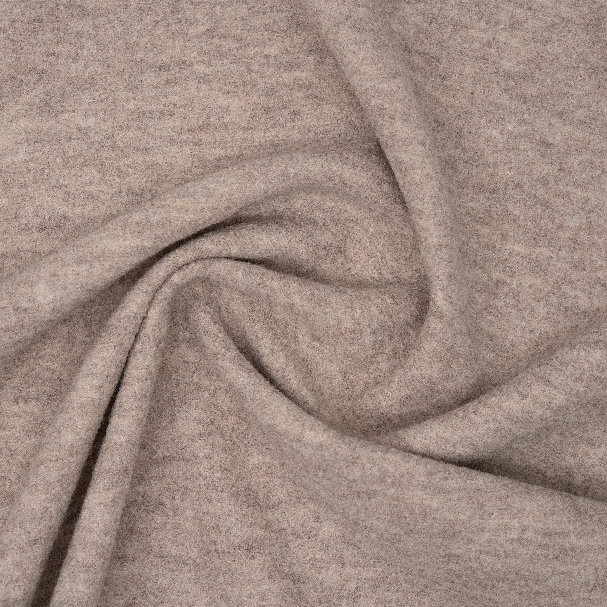 Merinowolle Walk Beige Meliert | Stoffwerk