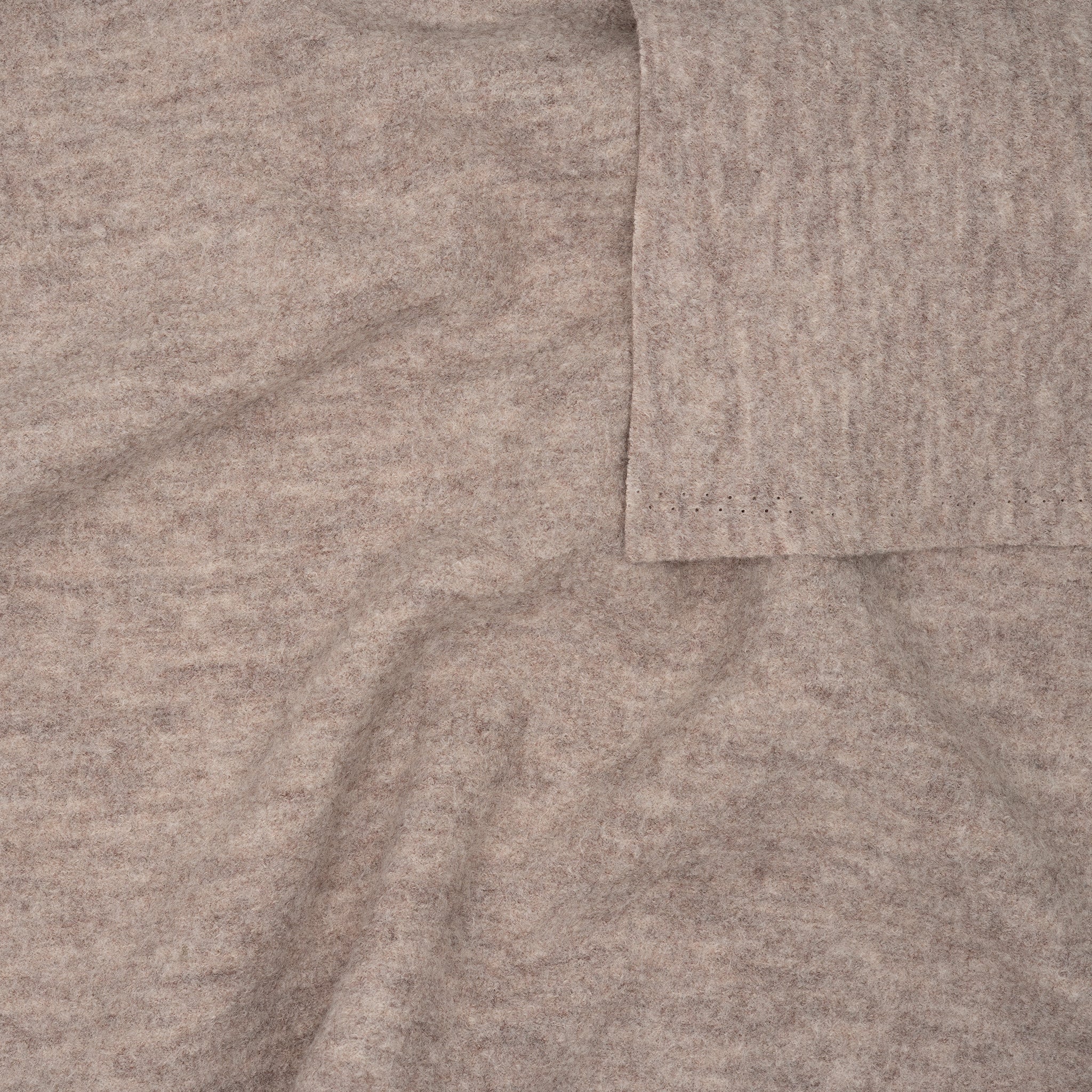 Merinowolle Walk Beige Meliert | Stoffwerk