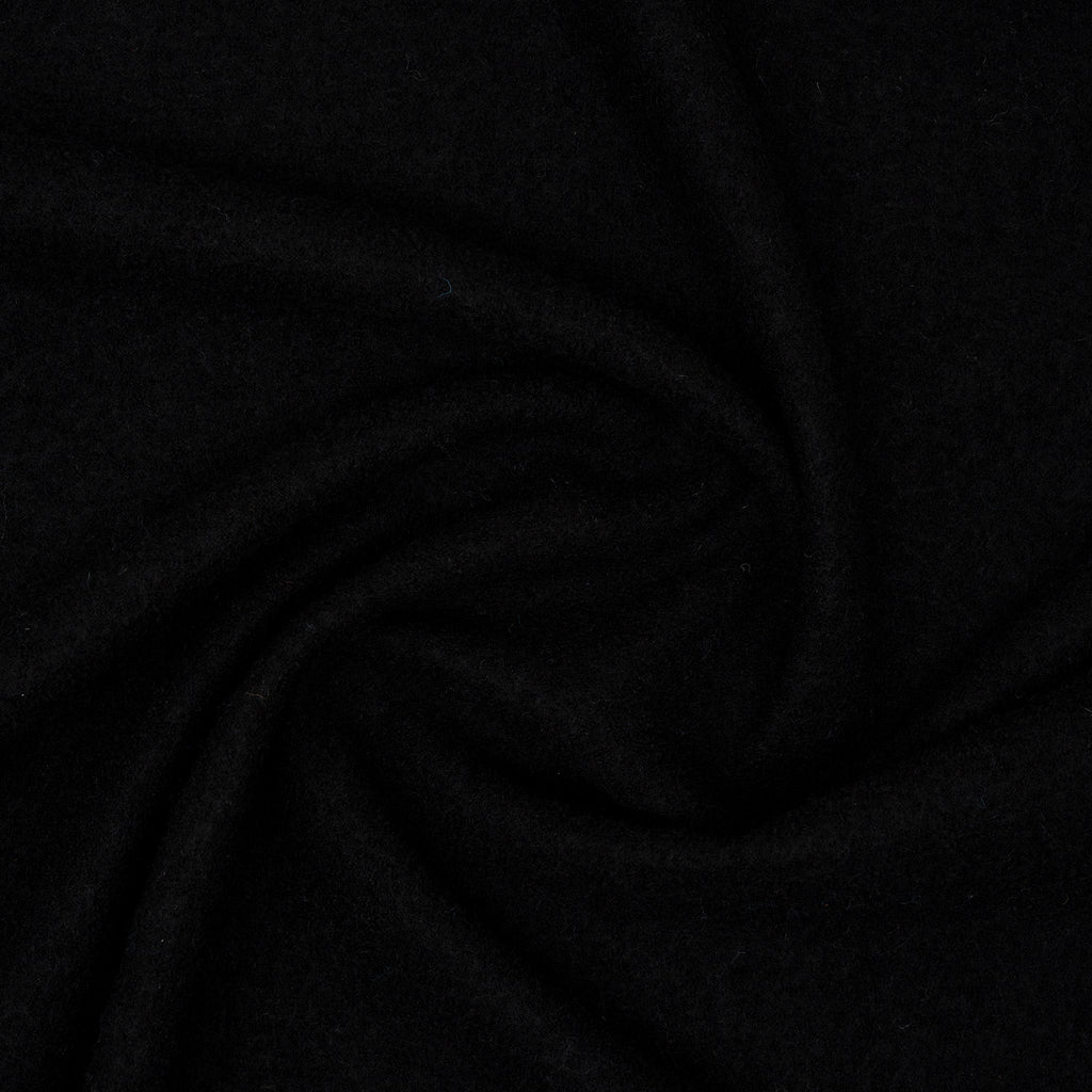 Merinowolle Walk Schwarz | Stoffwerk