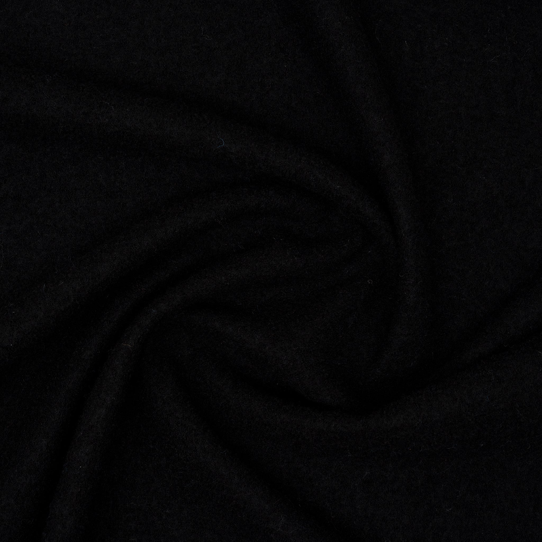 Merinowolle Walk Schwarz | Stoffwerk