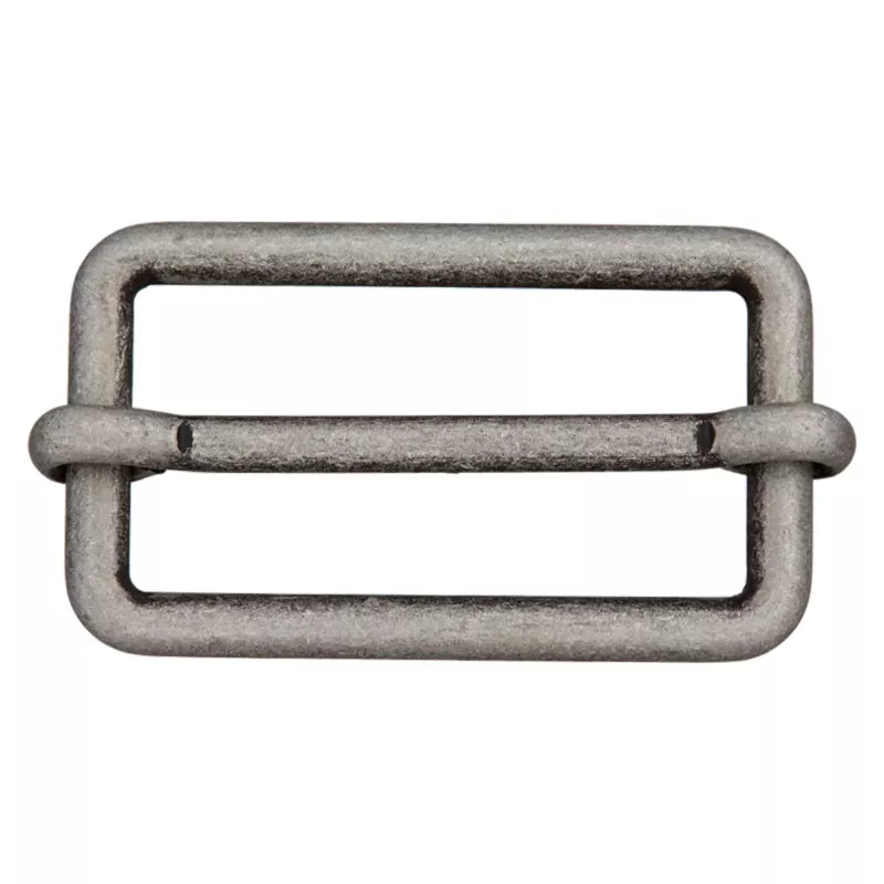 Metallschließe Altsilber