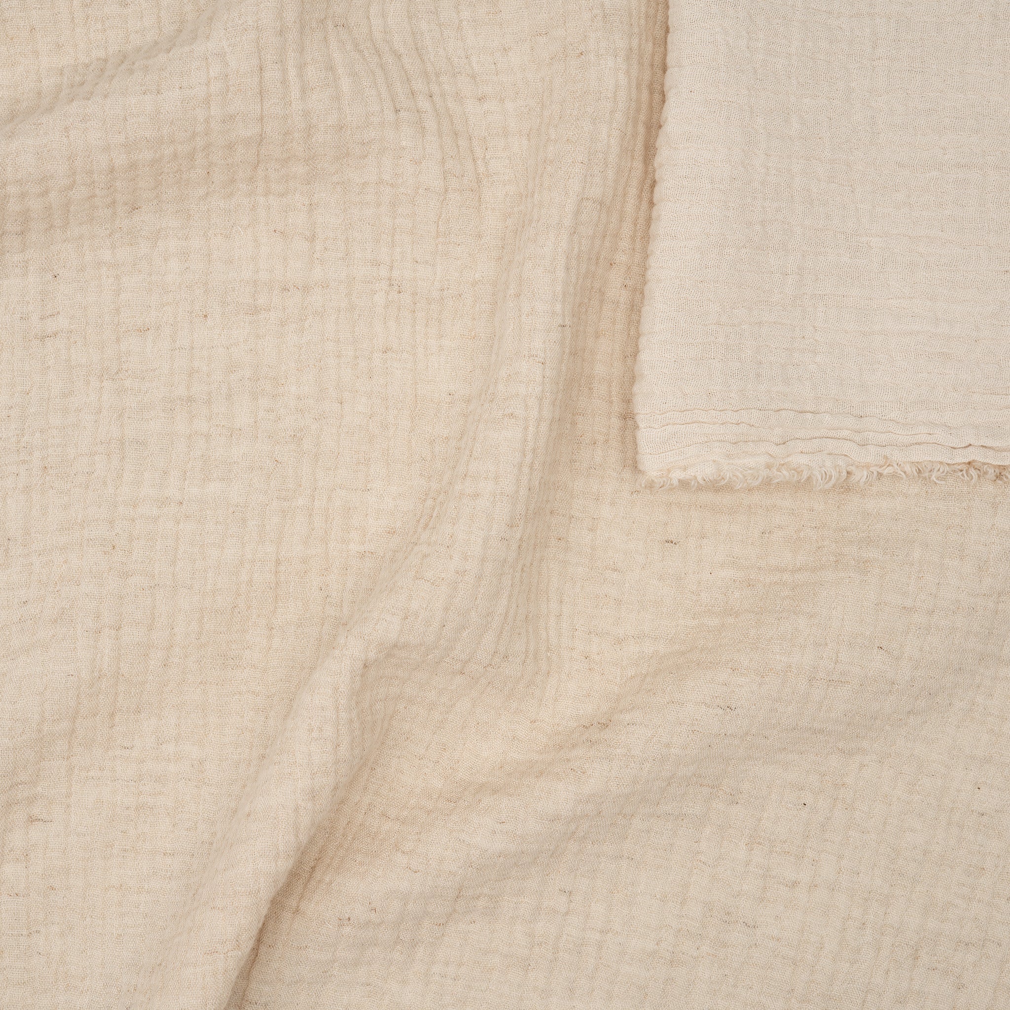 Musselin-Leinenmix Naturbelassen