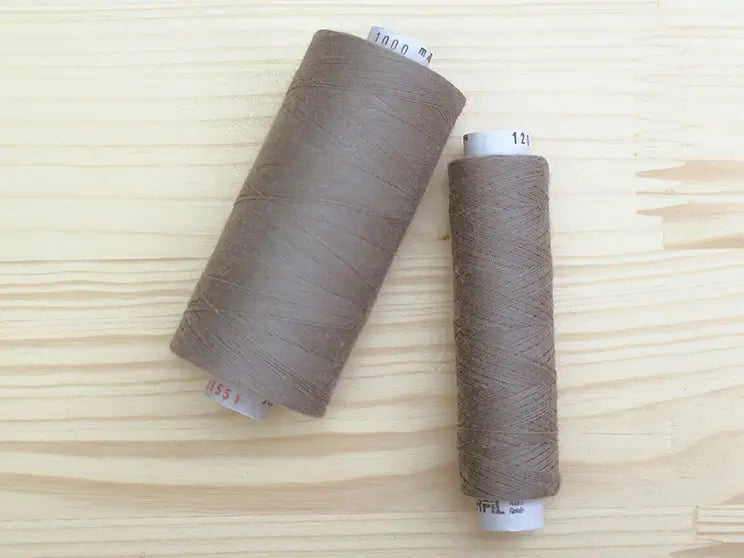 Nähgarn Graubeige