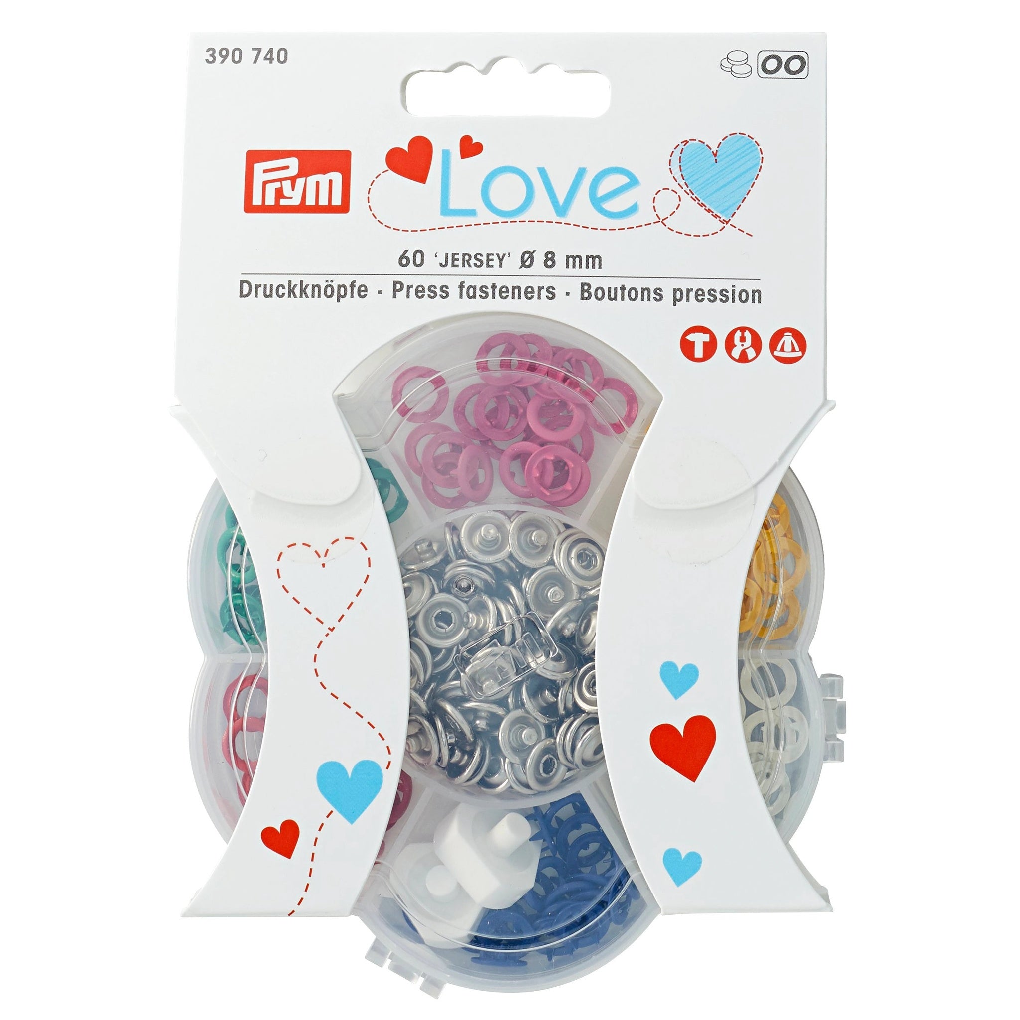 Prym Love Druckknöpfe Jersey 6 Farben | Stoffwerk