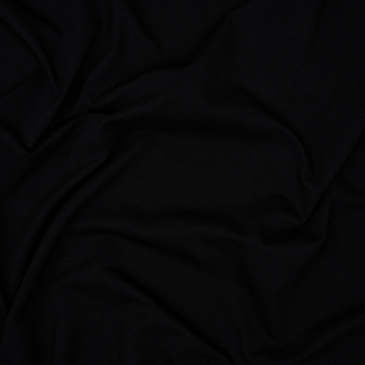 Bio Jersey Schwarz | Stoffwerk