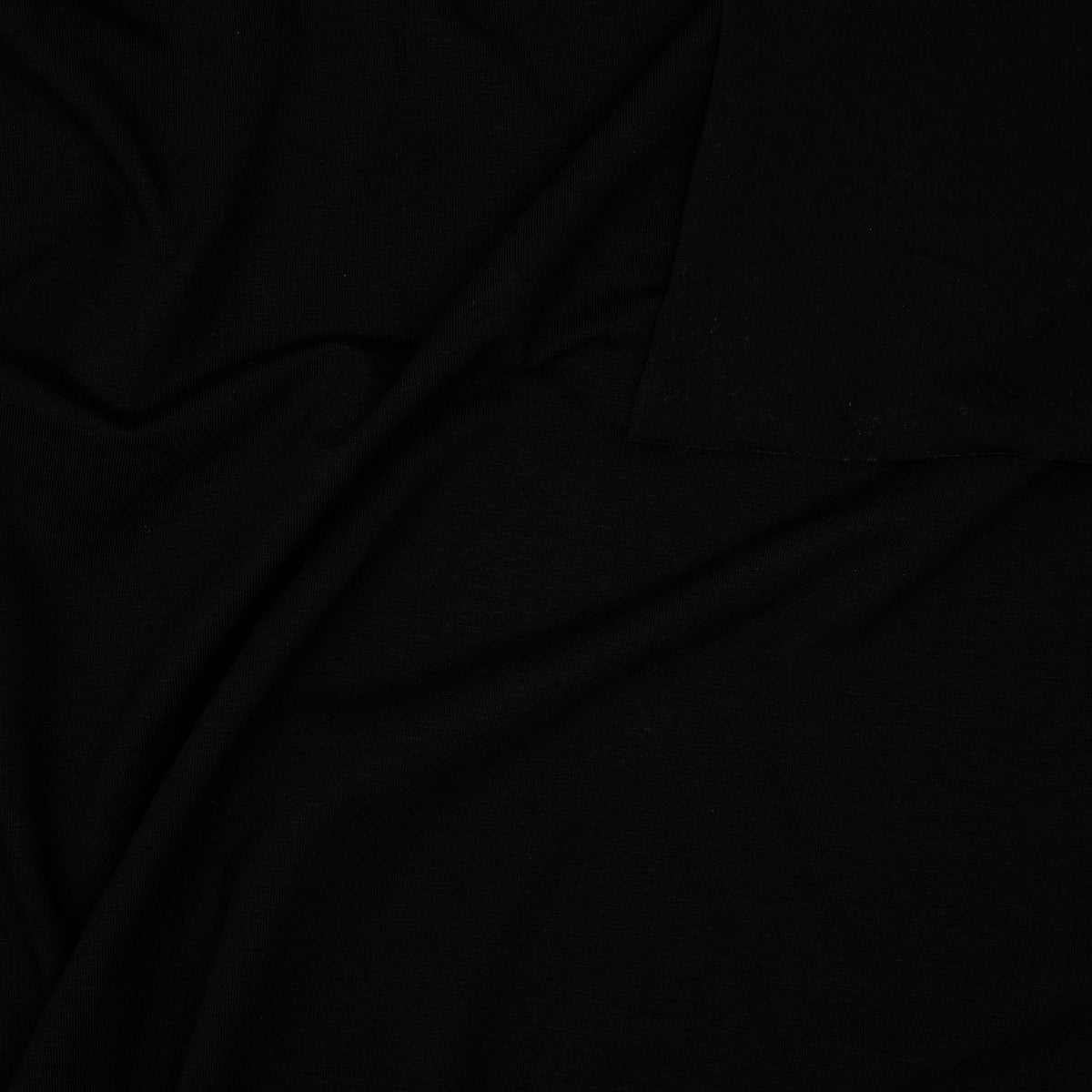 Bio Jersey Schwarz | Stoffwerk