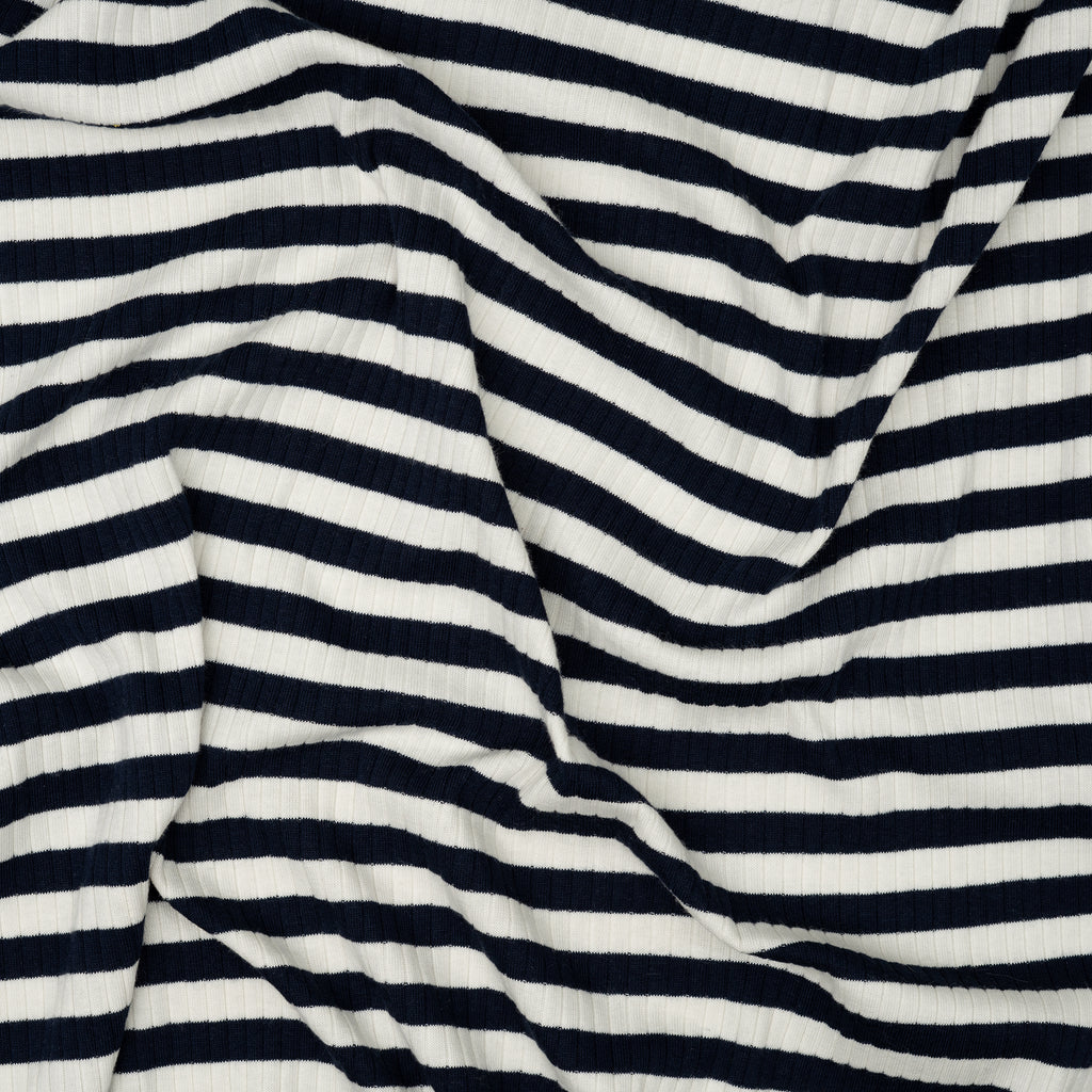 Ripp Jersey Navy Streifen