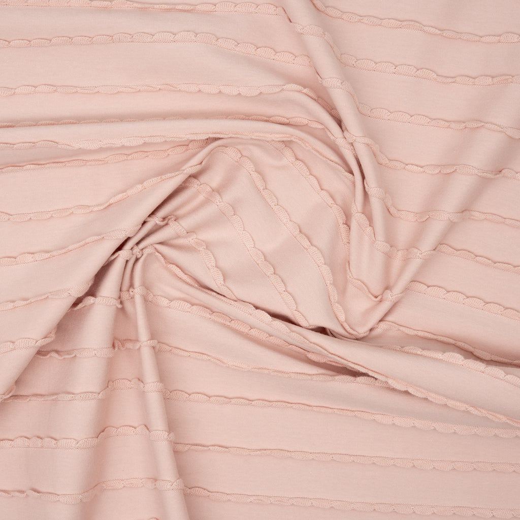 Rüschen Jersey Rauchbabyrosa | Stoffwerk