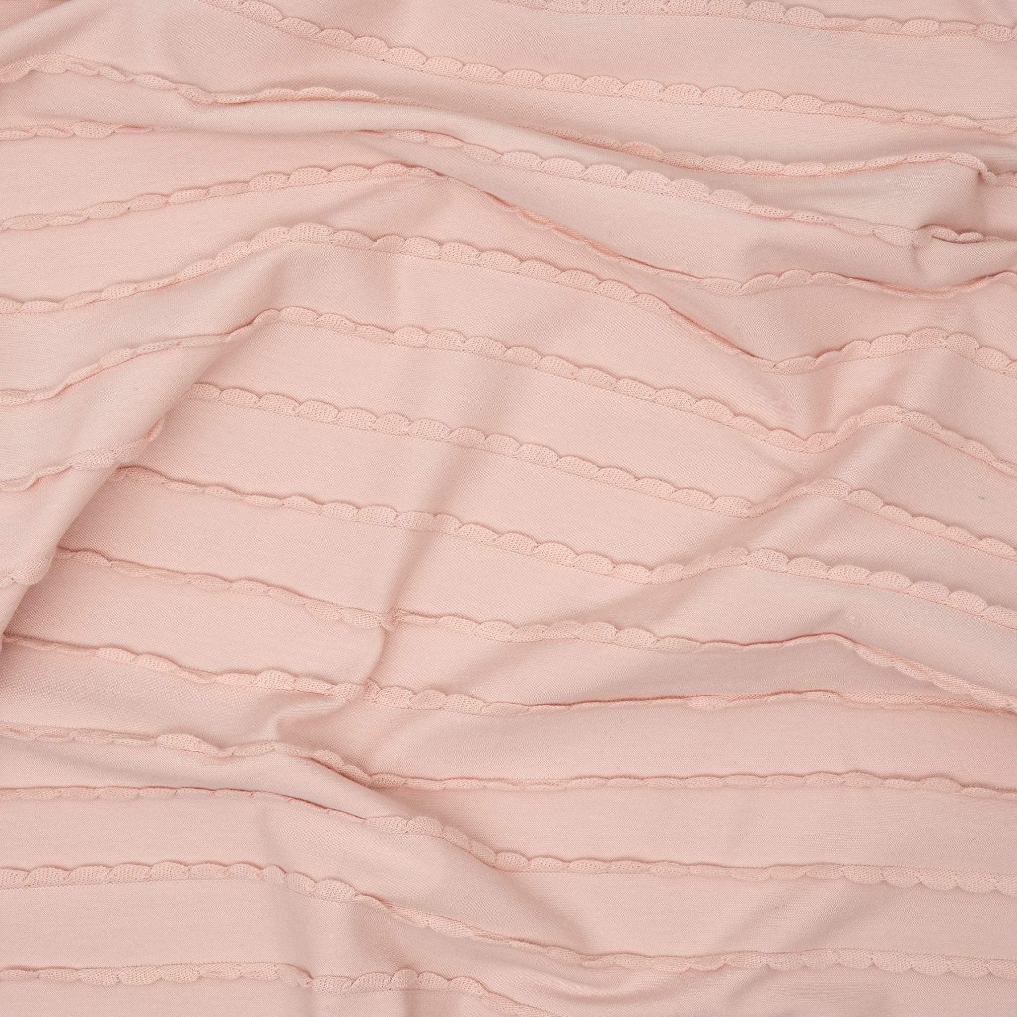 Rüschen Jersey Rauchbabyrosa | Stoffwerk