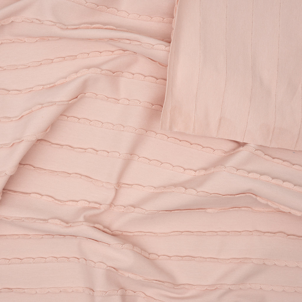 Rüschen Jersey Rauchbabyrosa | Stoffwerk