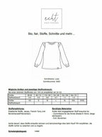 Schnittmuster Basic Shirt Luise