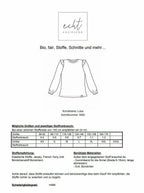 Schnittmuster Basic Shirt Luise