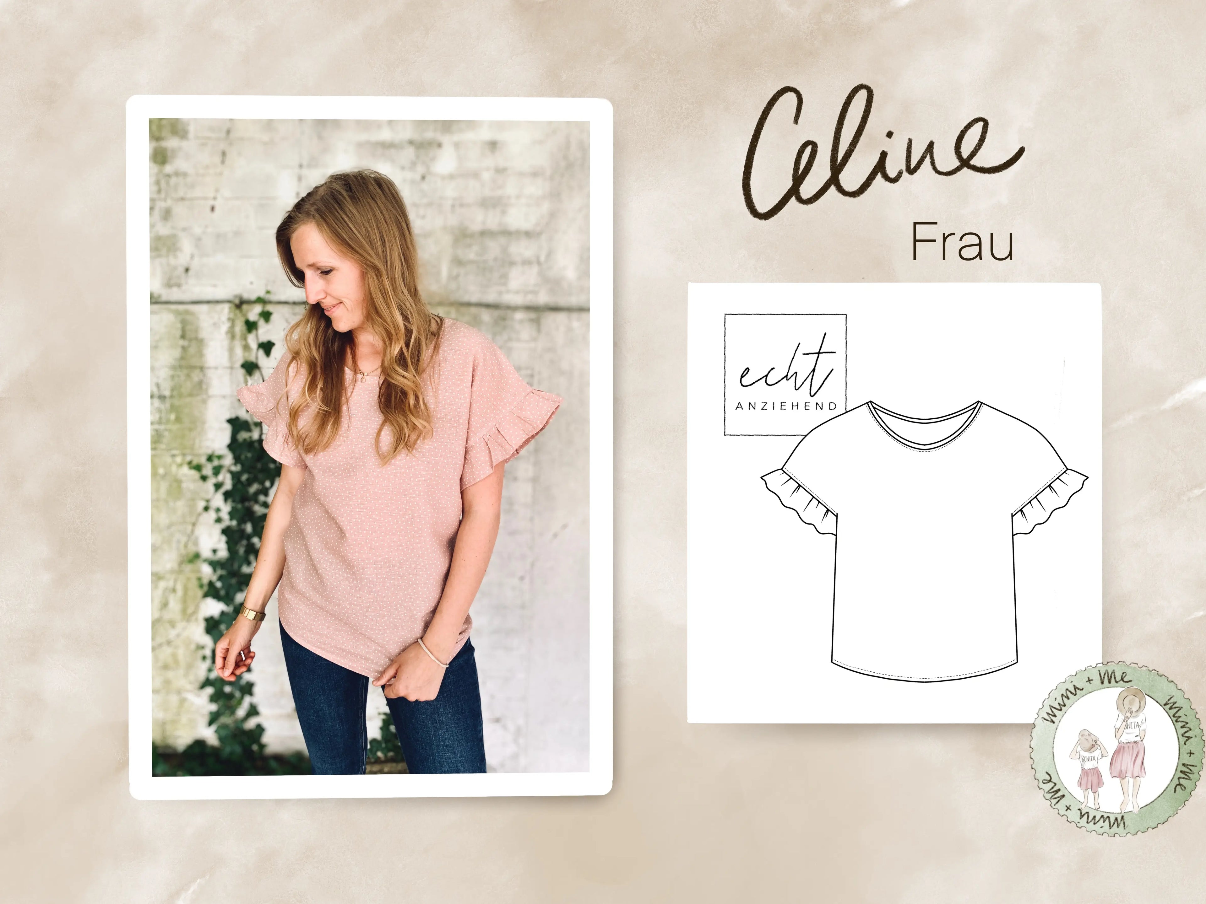 Schnittmuster Bluse Celine