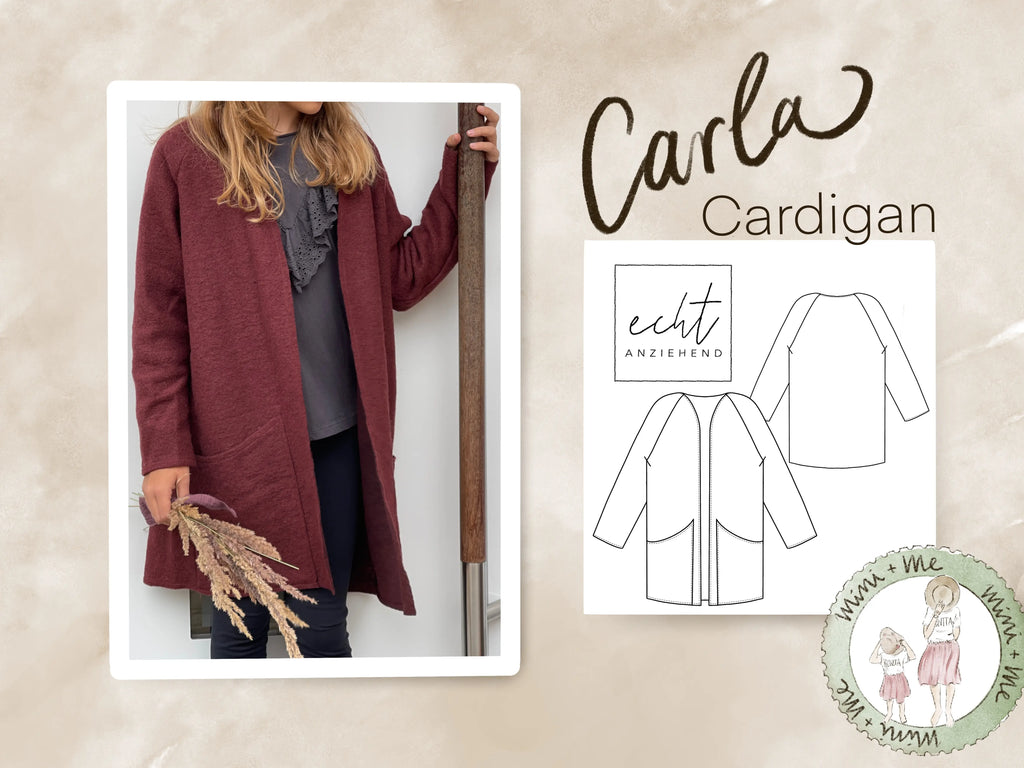 Schnittmuster Cardigan Carla