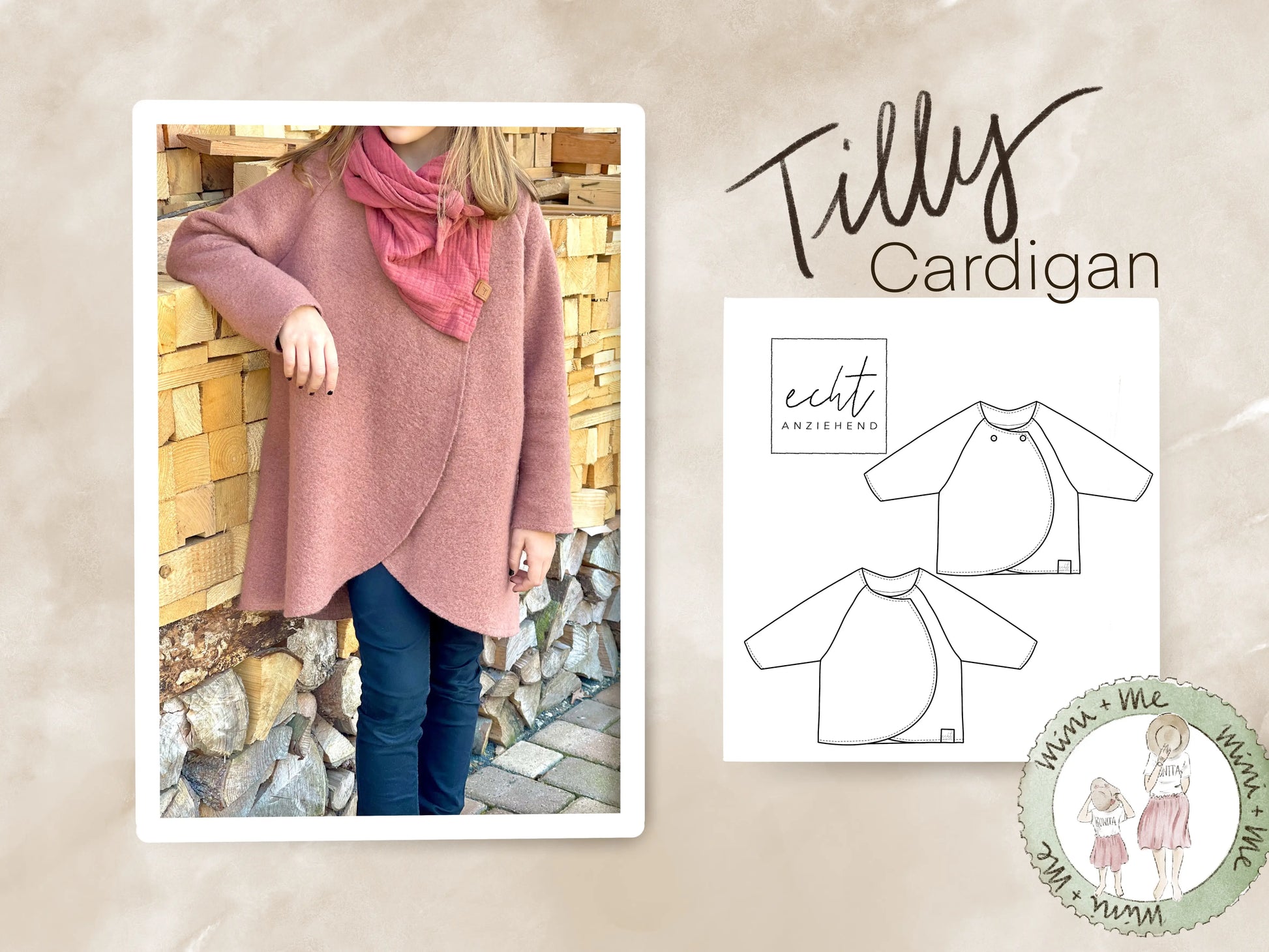 Schnittmuster Cardigan Tilly
