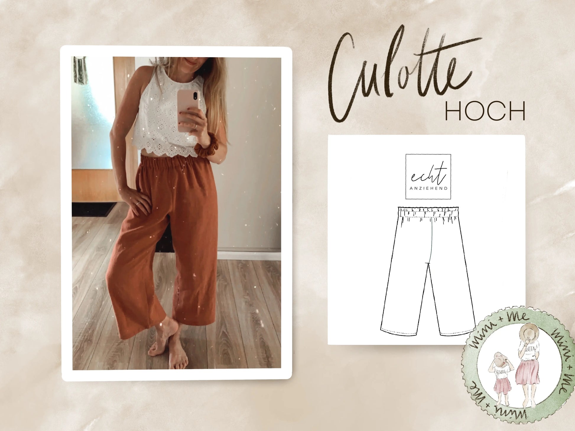 Schnittmuster Culotte (hoch)