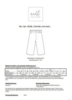 Schnittmuster Culotte (hoch) | Stoffwerk