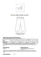 Schnittmuster Culotte (hoch)