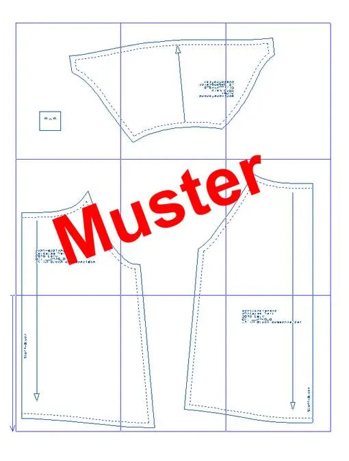 Schnittmuster Fake Bluse