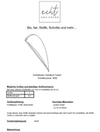 Schnittmuster Haarhandtuch Tina Turban